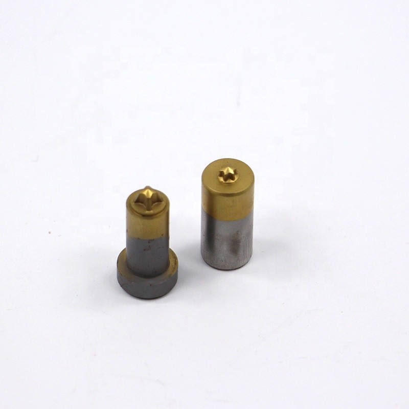 Punching Mold Shaping Screw Second Punch Mode JMR M6.0 Yellow / Black Color